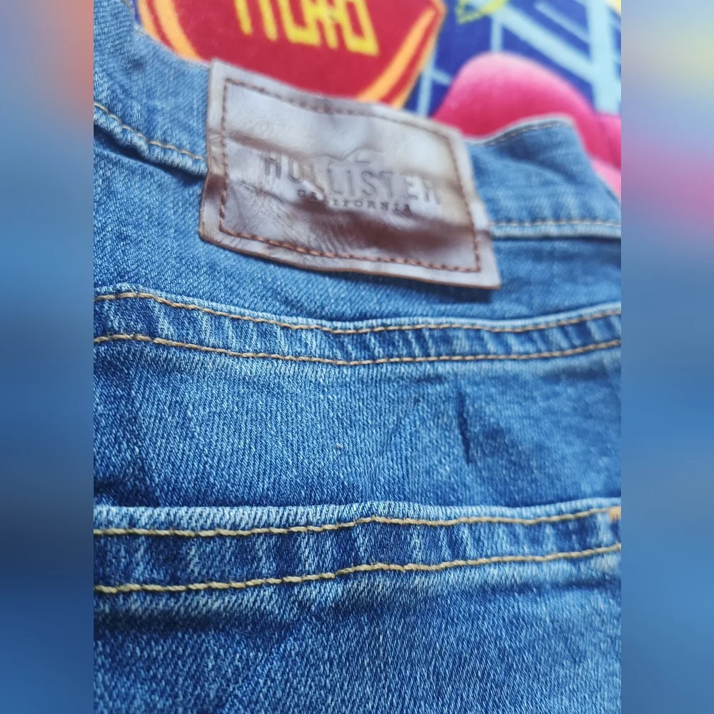 Hollister epic flex slim straight jeans made in Mexico - Picture 15 of 17